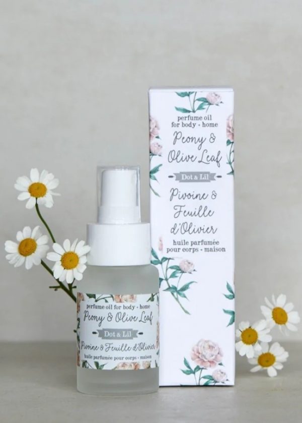 Huile Parfumée - Pivoine et Feuille d'olivier