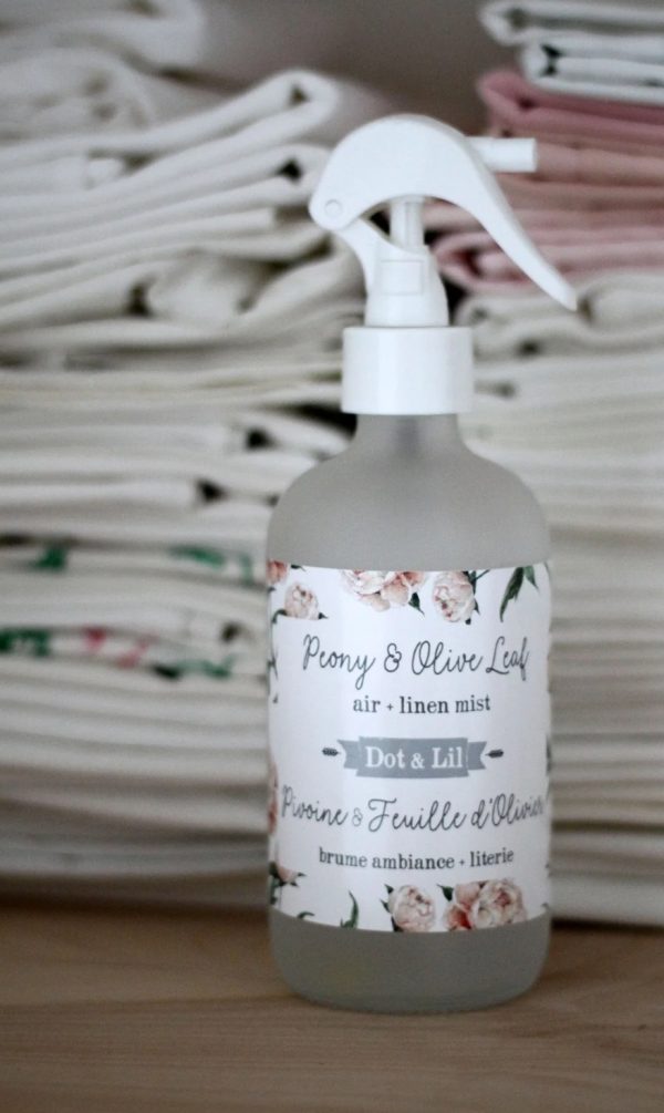 Brume d'Ambiance & Literie- Pivoine & Feuille d'olivier