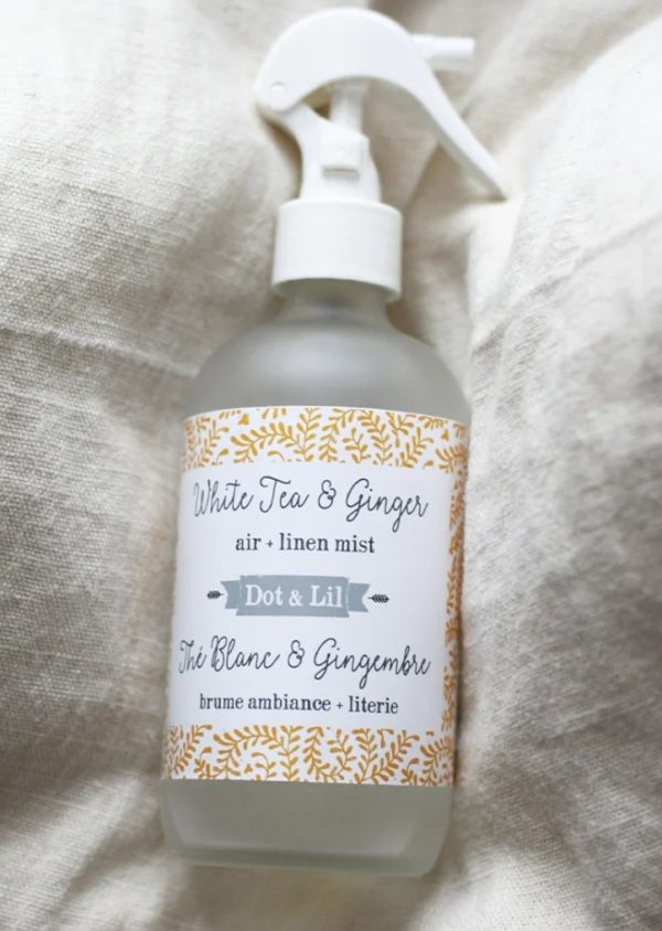Brume d'Ambiance & literie - Thé blanc & Gingembre